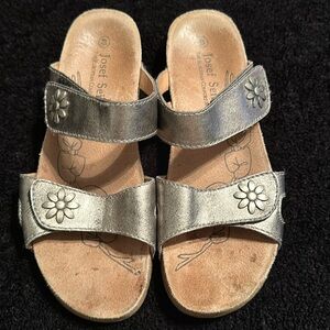 Josef Siebel Tonga Sandals EUC $130 Size 40 US 9  #S2656